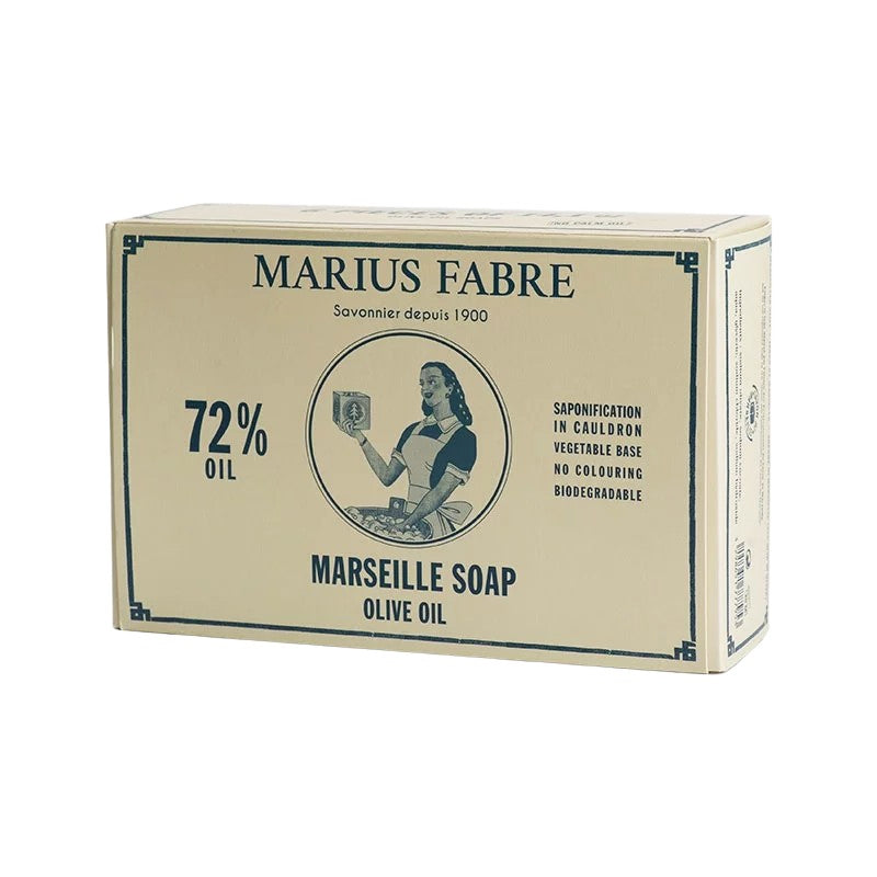 Coffret cadeau de 6 savons de Marseille olive 6x400g