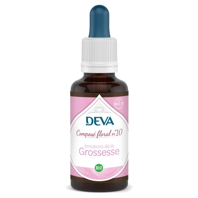 Deva - Composé floral BIO N°10 Émotions de la grossesse - 30ml