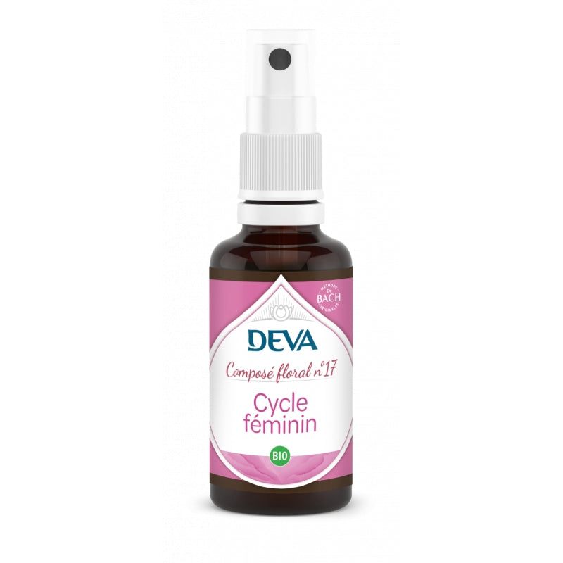 Deva - Bio-Blumenspray Nr. 17 für den weiblichen Zyklus - 30ml