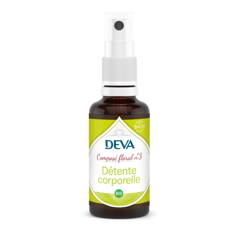 Deva - Bio-Blumenspray Nr. 3 zur Körperentspannung - 30ml