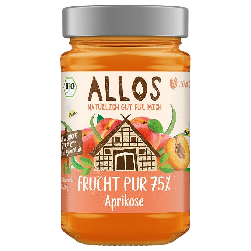 Allos - Aprikosen-Konfitüre BIO 250g