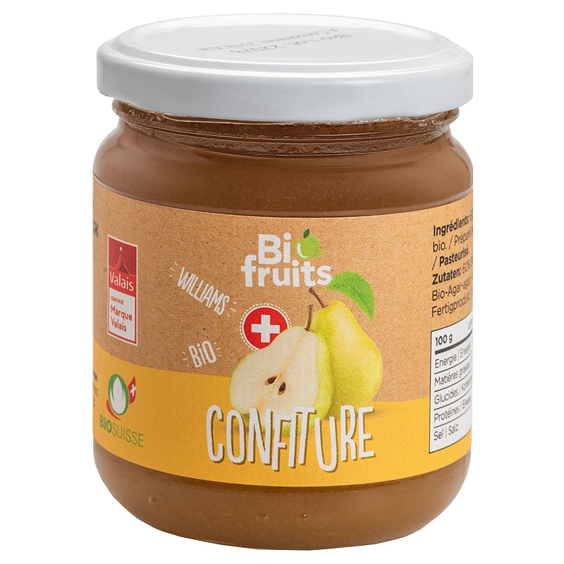 Confiture de poires William's suisses BIO