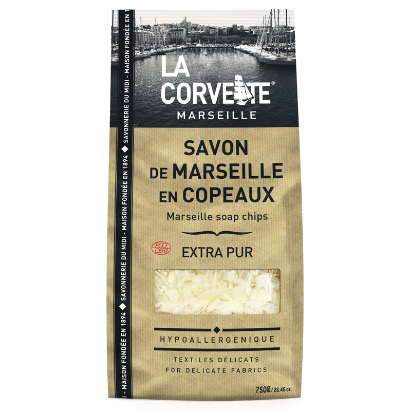 Copeaux de savon de Marseille blanc
