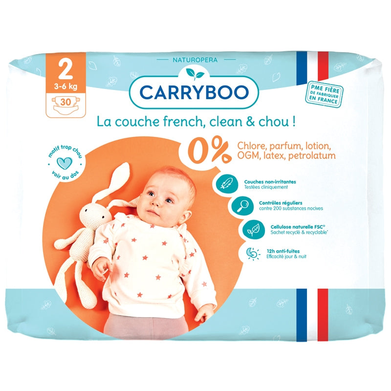 Carryboo - Couches Taille 2 30 pièces