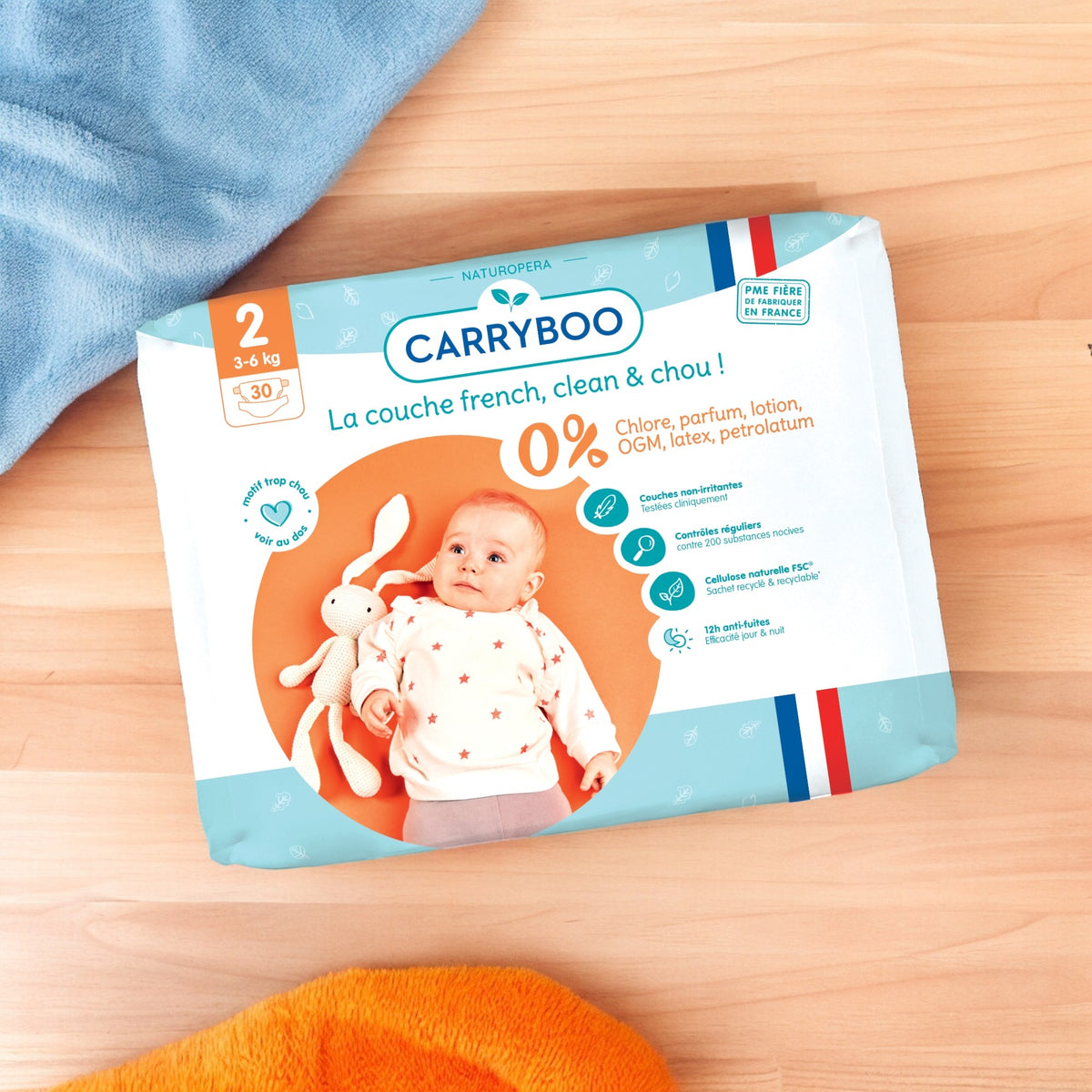 Carryboo - Couches Taille 2 30 pièces