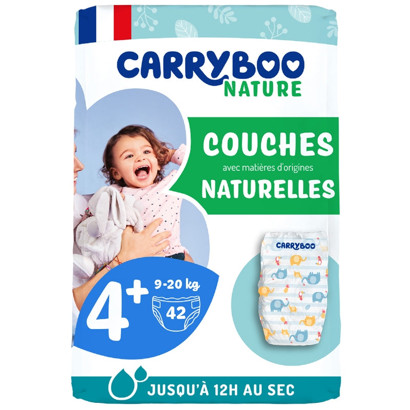 Carryboo - Couches Taille 4+ 42 pièces