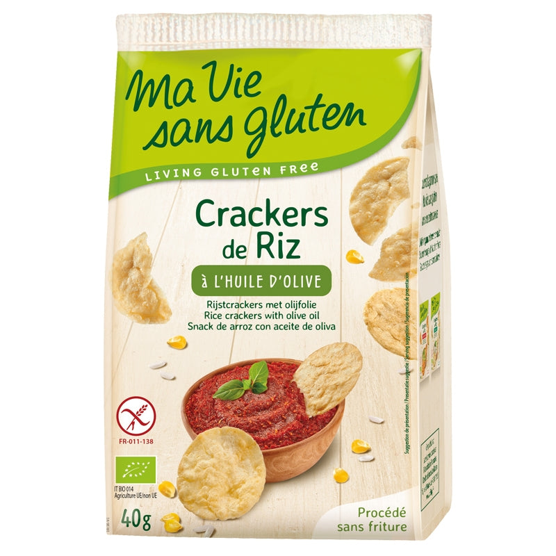 Crackers de riz à l'huile d'olive BIO