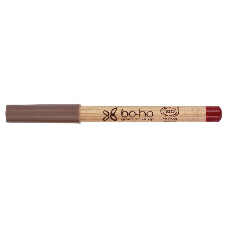 Boho Green Make-up - Crayon lèvres BIO N°01 Rouge 1,04g