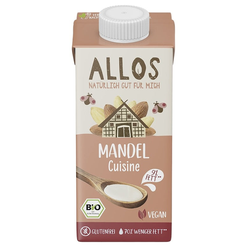 Allos - Crème à l'amande cuisine BIO 200ml
