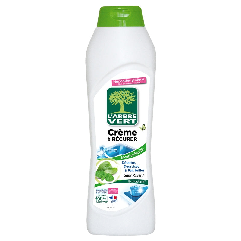 Crème à récurer écologique menthe & basilic