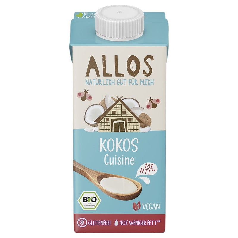 Allos - Crème au coco cuisine BIO 200ml