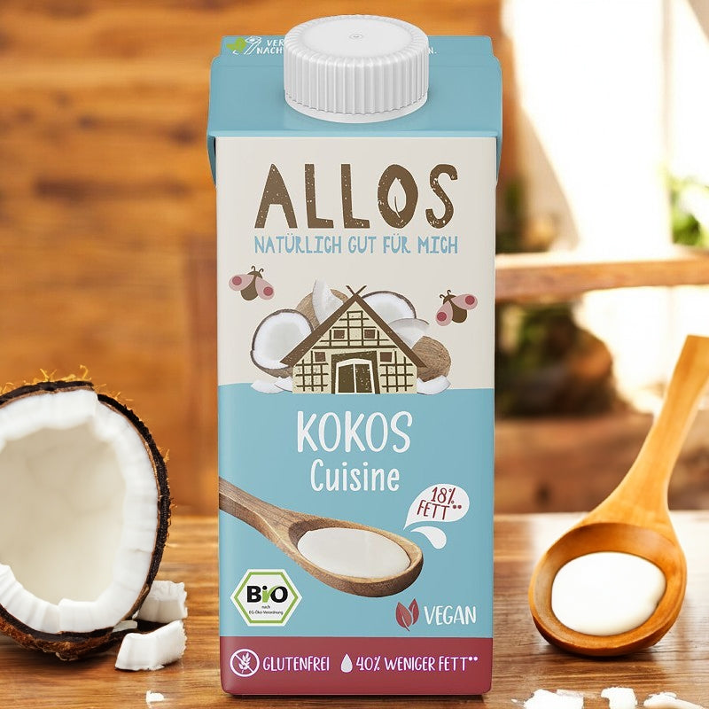 Allos - Crème au coco cuisine BIO 200ml