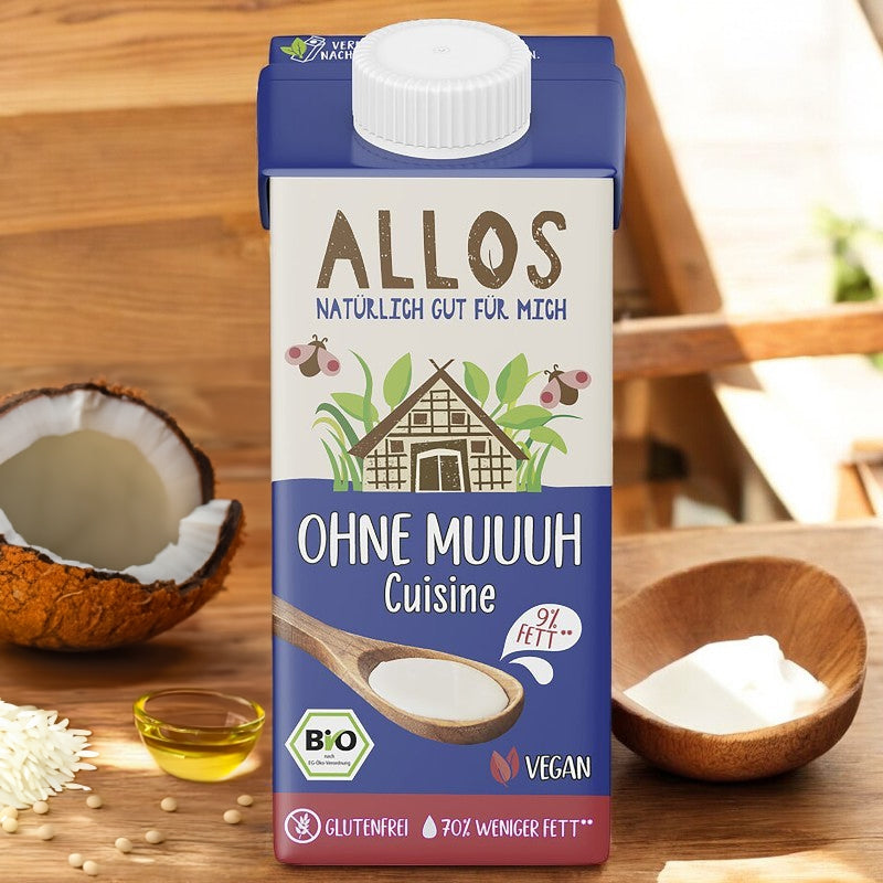 Allos - Crème au riz soja & coco cuisine BIO 200ml