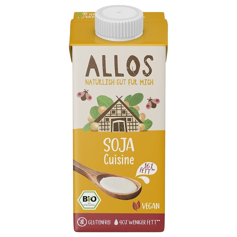 Allos - Crème au soja cuisine BIO 200ml