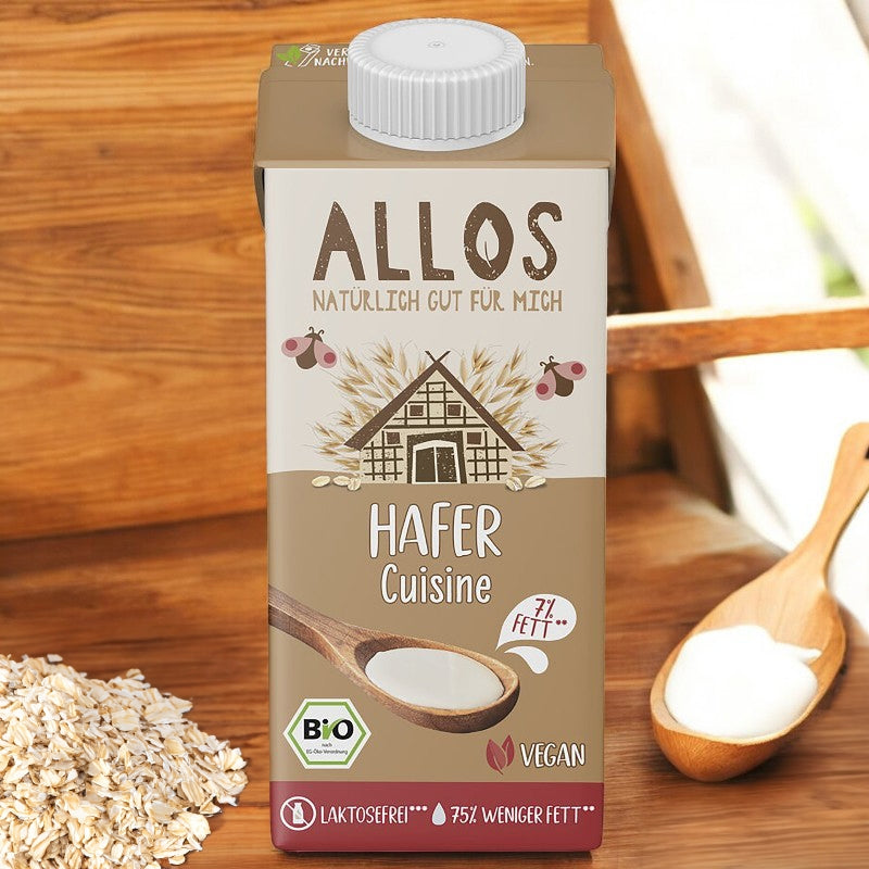 Allos - Crème avoine cuisine BIO 200ml