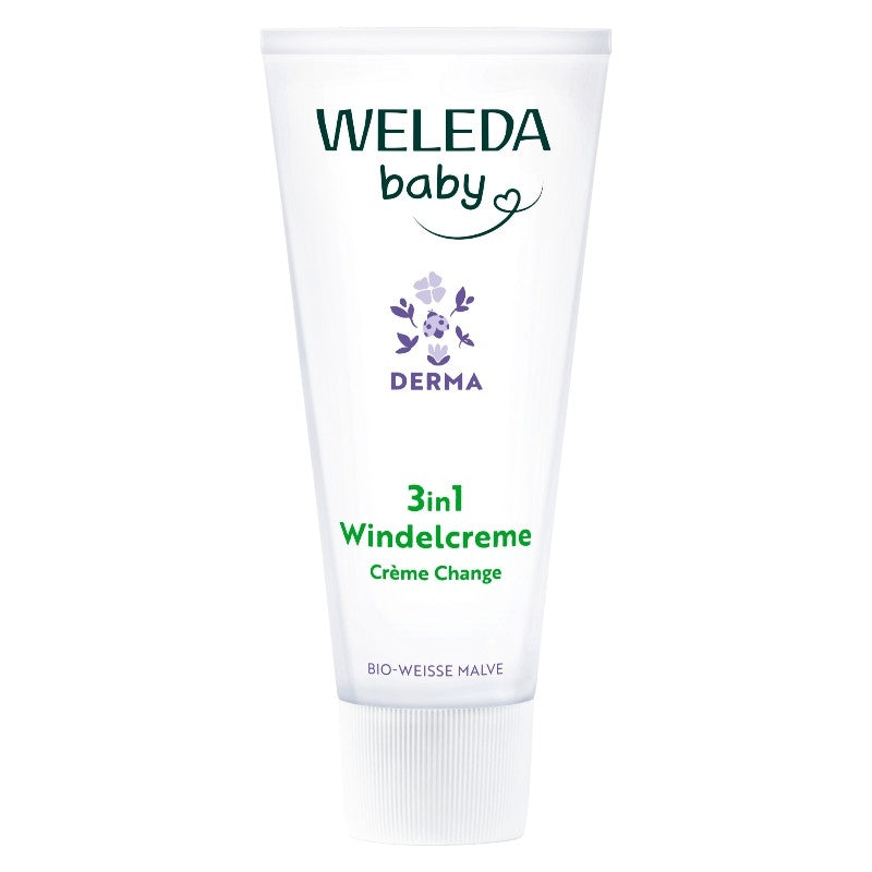 Baby 3-in-1 Windelcreme weiße Malve BIO