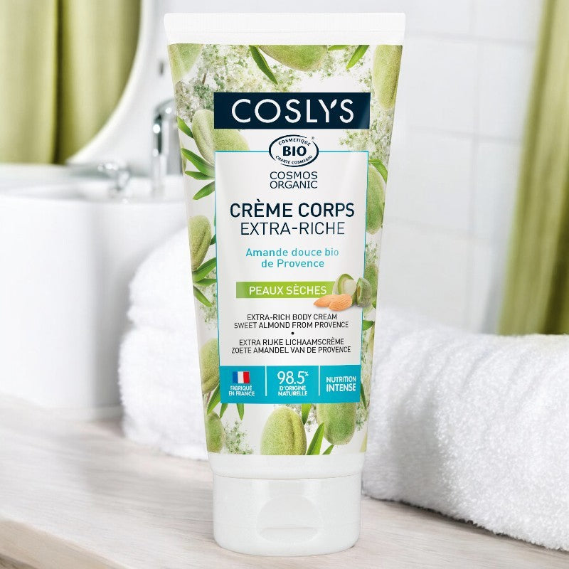 Coslys - Crème corps extra riche BIO amande douce 200ml