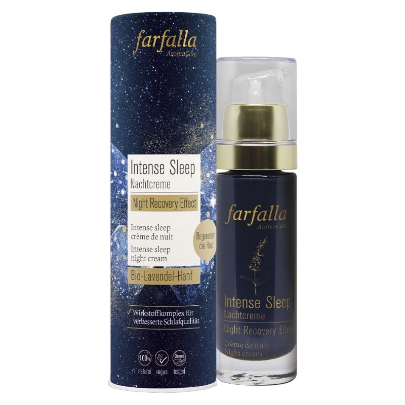 Farfalla - Crème de nuit BIO Intense Sleep lavande & chanvre 30ml