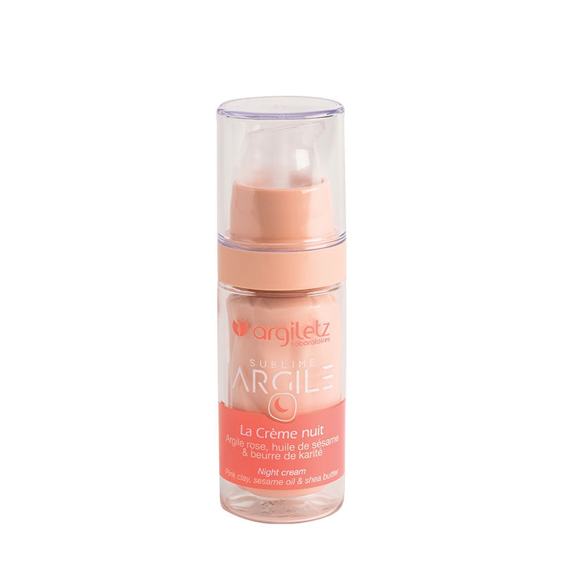 Argiletz - Nachtcreme rosa Tonerde & Sesam 30ml