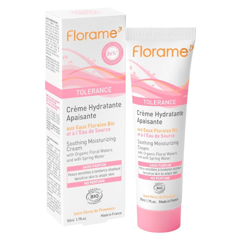 Florame - Crème hydratante apaisante BIO eau de source 50ml
