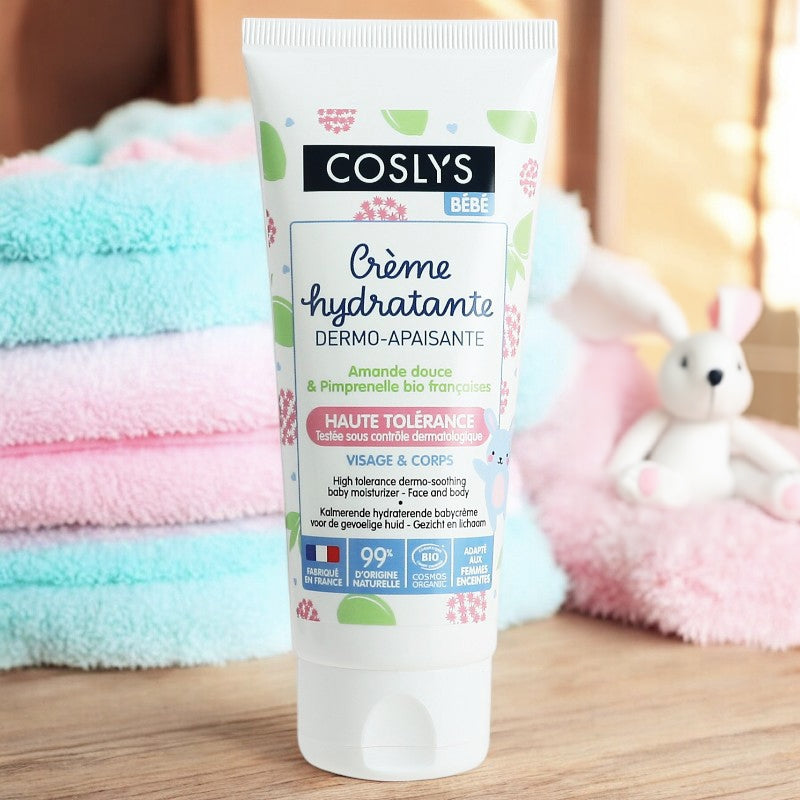 Coslys - Crème hydratante bébé BIO pimprenelle 75ml
