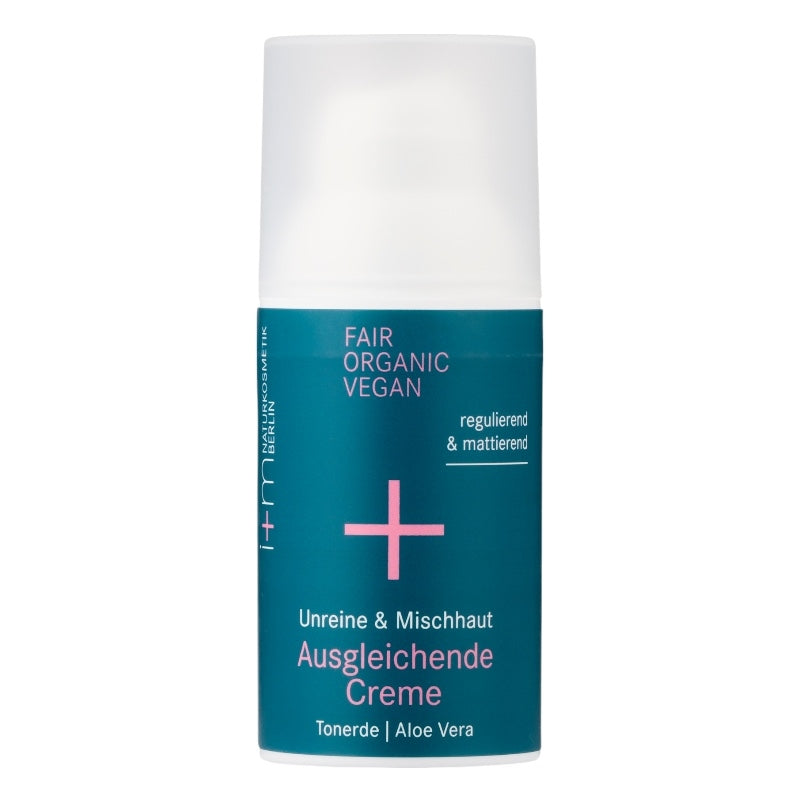 i+m Naturkosmetik Berlin - Crème hydratante matifiante BIO mauve & aloe vera 30ml
