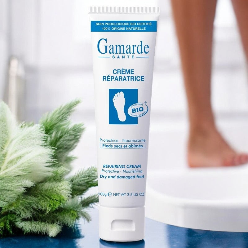 Gamarde - Reparaturcreme BIO - für trockene und strapazierte Füße - 100g