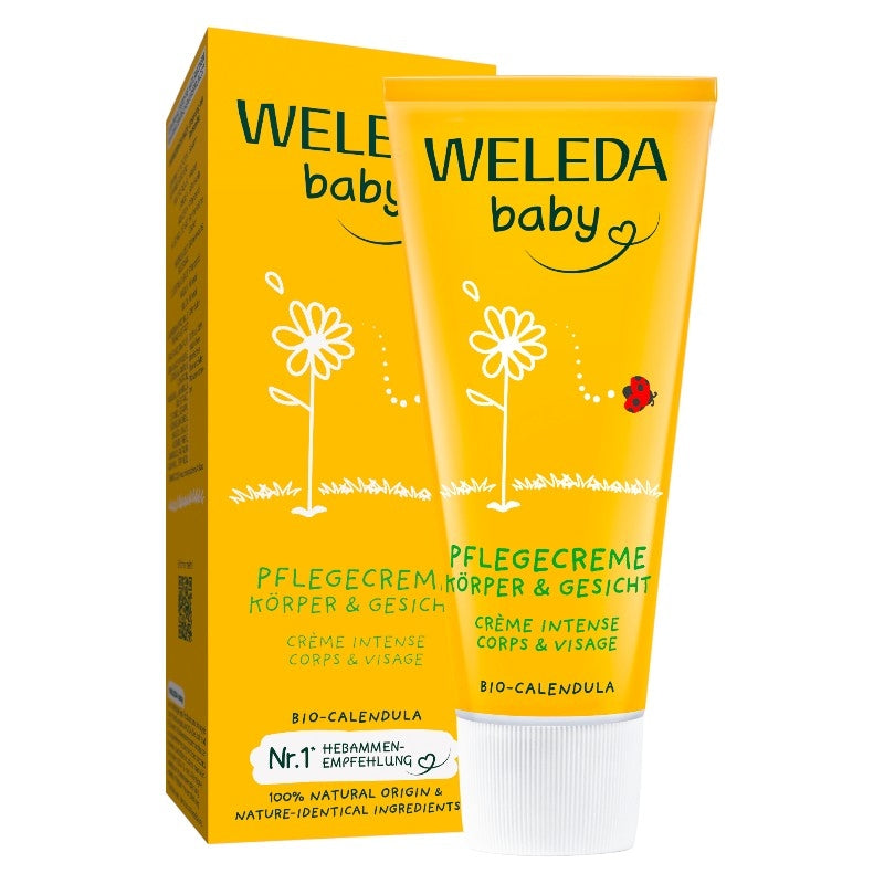 Baby Pflegecreme Körper & Gesicht Calendula BIO