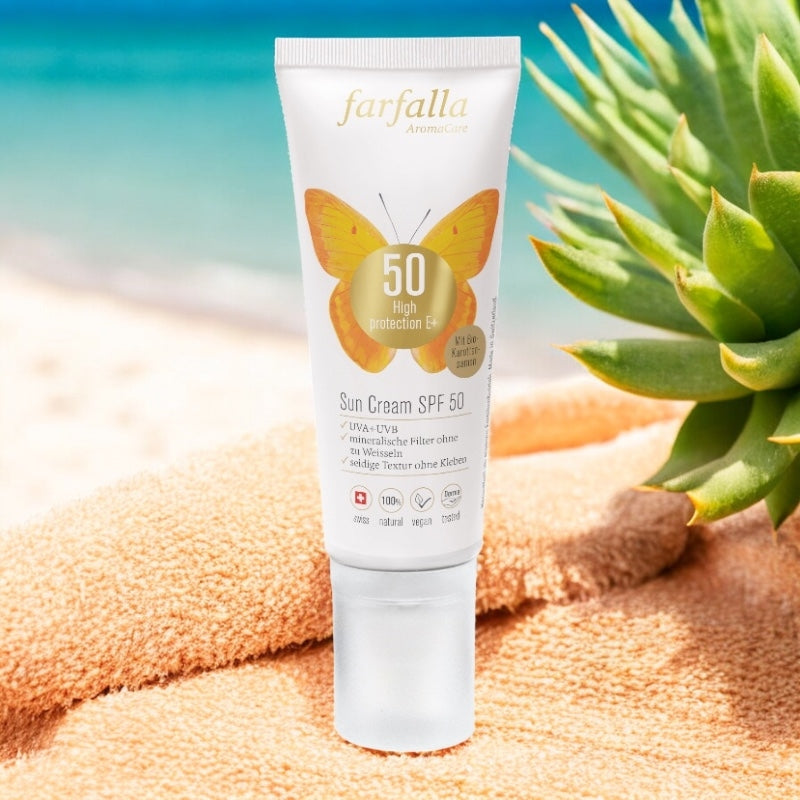 Farfalla - Bio-Sonnencreme LSF 50 Gesicht & Körper 80ml