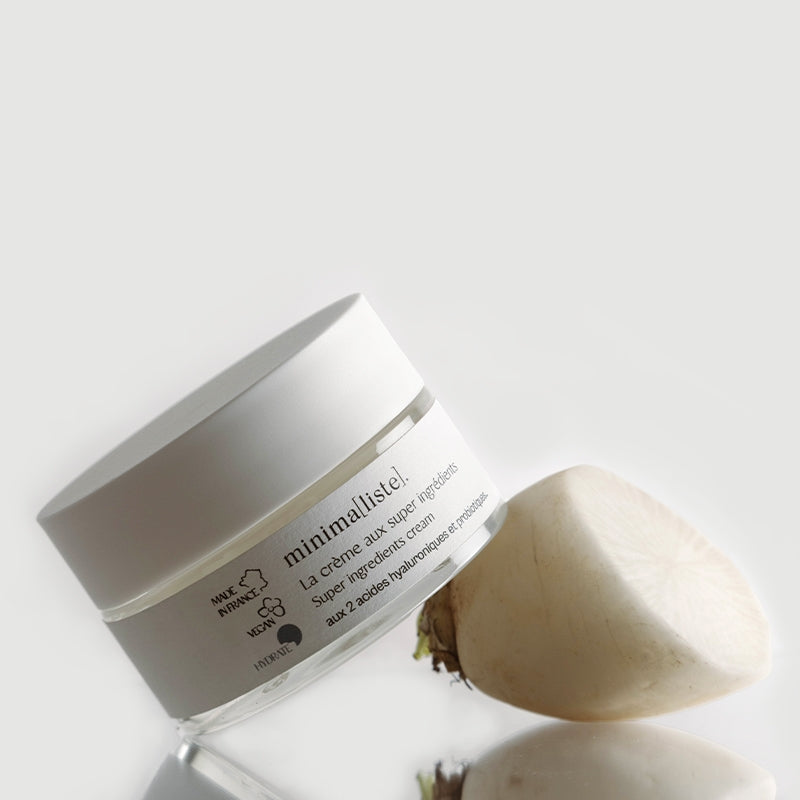 Crème visage BIO acide hyaluronique & probiotiques