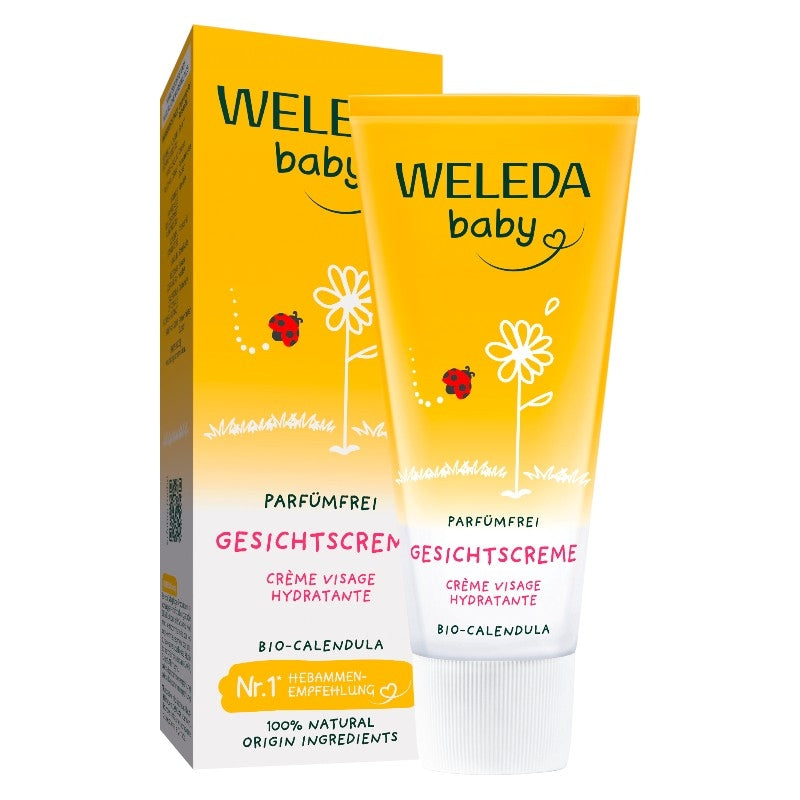 Baby Feuchtigkeits-Gesichtscreme Calendula BIO