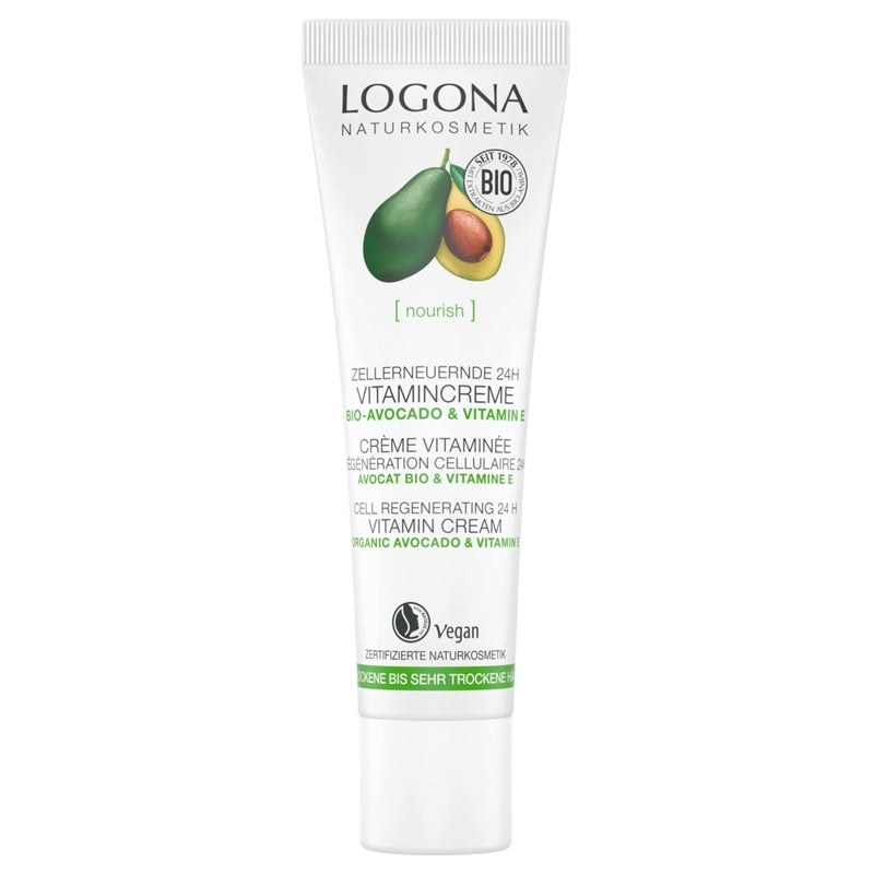 Crème vitaminée régénération cellulaire 24h BIO avocat