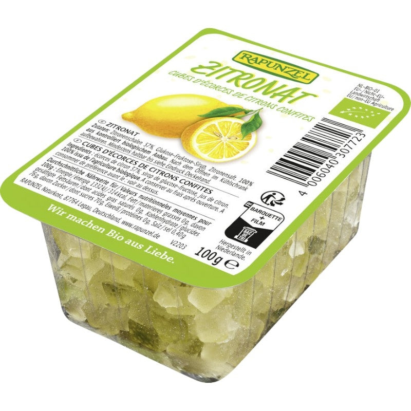 Cubes d'écorces de citrons confits BIO