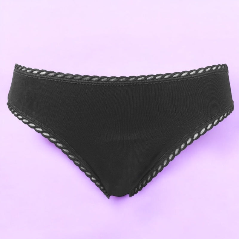Anaé - Culotte menstruelle noire Taille 36 flux fort