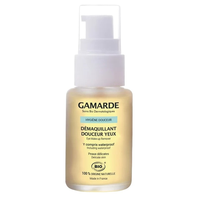 Gamarde - Démaquillant douceur yeux BIO (y compris waterproof) - peaux délicates - 30ml