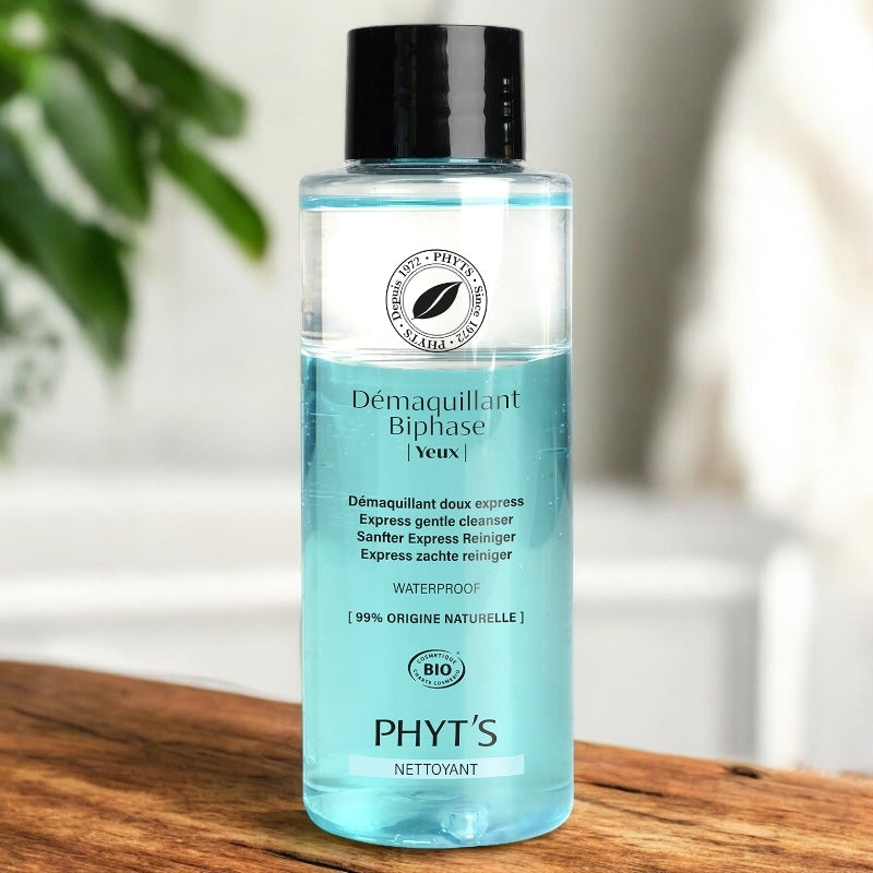 Démaquillant yeux biphase BIO abricot & bleuet