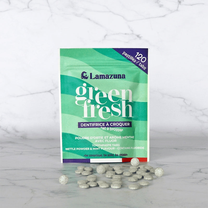 Zahnputztabletten Brennnessel & Minze mit Fluorid BIO