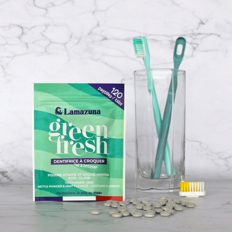 Zahnputztabletten Brennnessel & Minze mit Fluorid BIO
