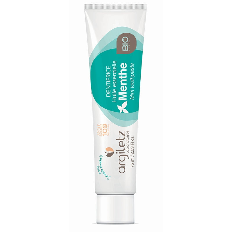 Argiletz - Dentifrice BIO argile blanche & menthe 75ml