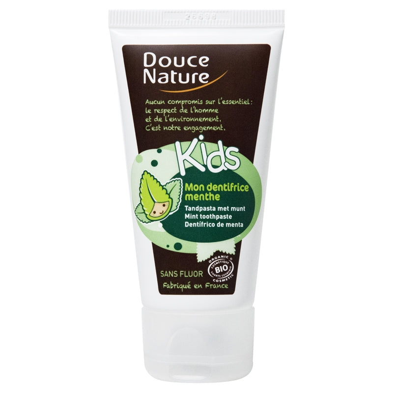 Douce Nature - Dentifrice enfant BIO menthe sans fluor 50ml