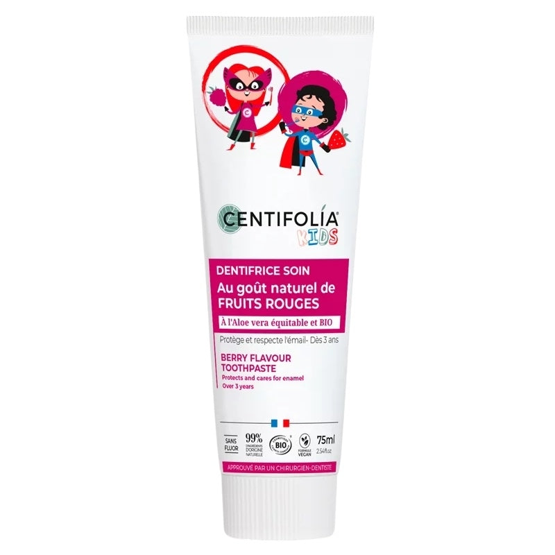 Centifolia - Kinderzahnpasta Rote Früchte ohne Fluorid BIO 75ml
