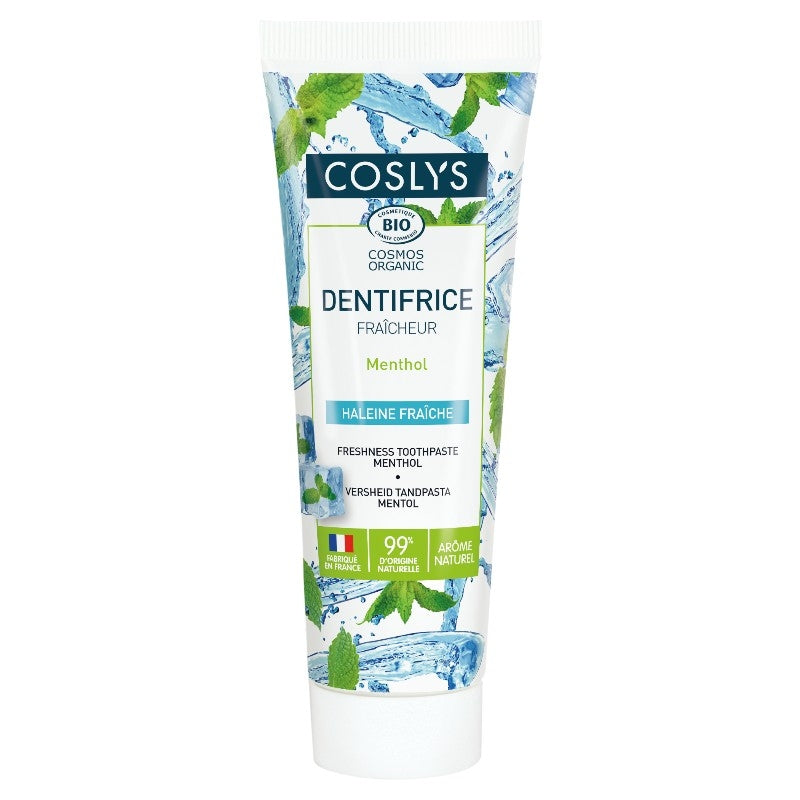 Coslys - Zahnpasta Frische Menthol ohne Fluorid BIO 100g