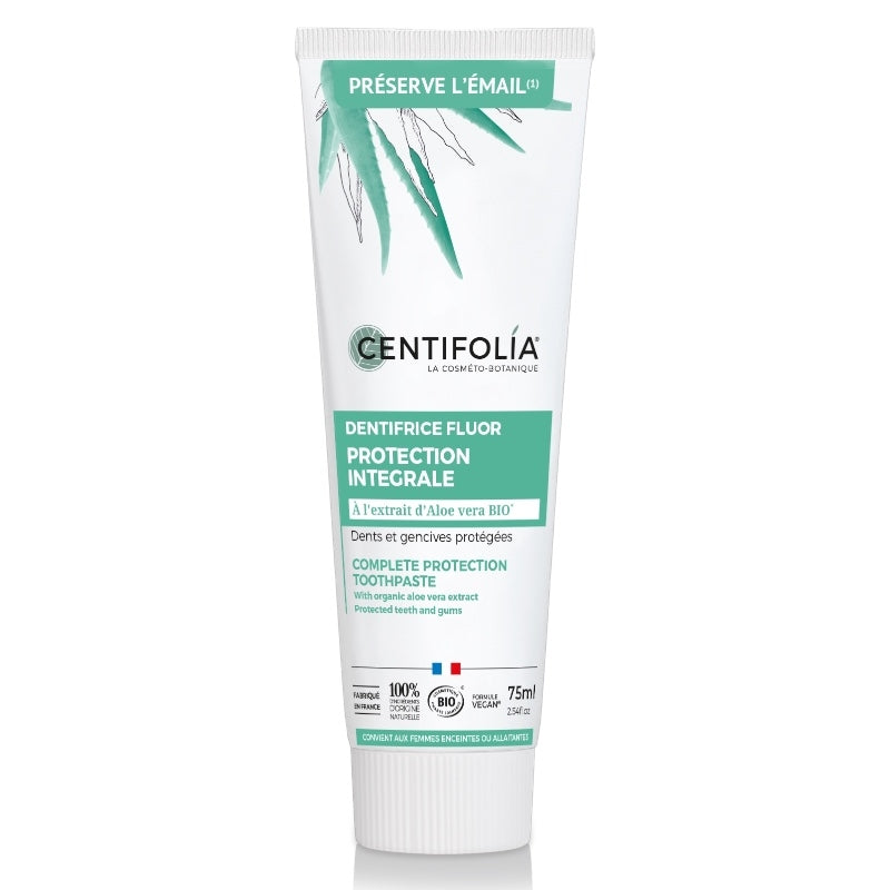 Centifolia - Zahnpasta Rundumschutz Aloe Vera mit Fluorid BIO 75ml