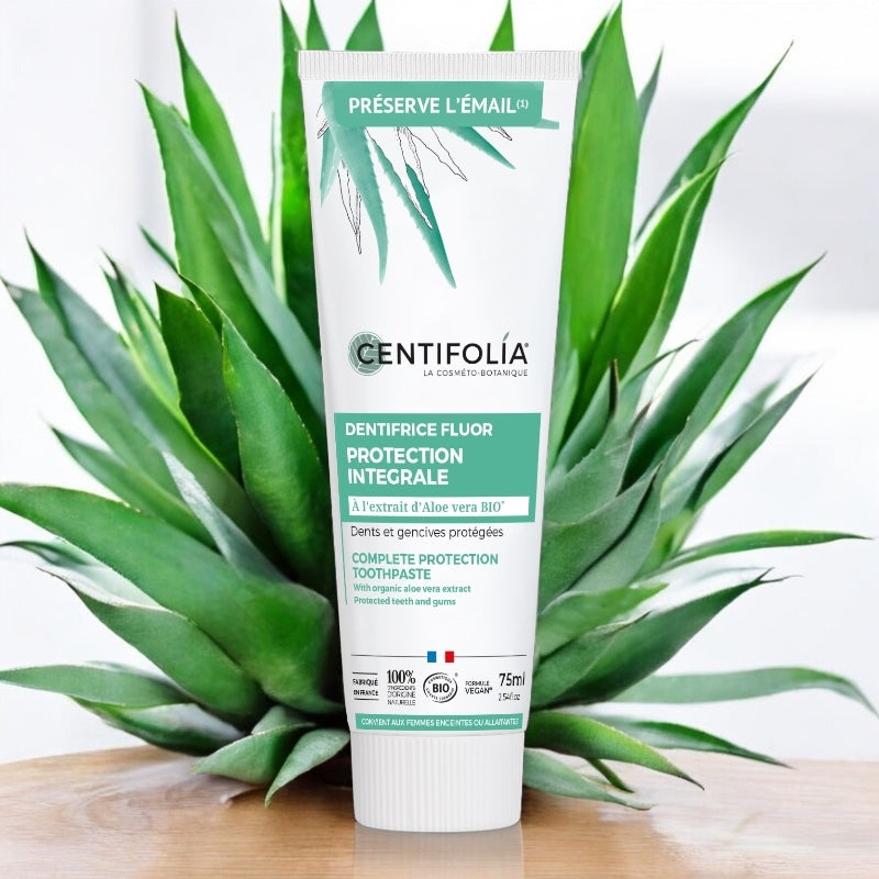 Centifolia - Zahnpasta Rundumschutz Aloe Vera mit Fluorid BIO 75ml