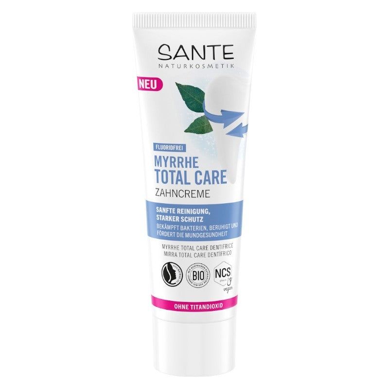 Dentifrice total care sans fluor BIO myrrhe