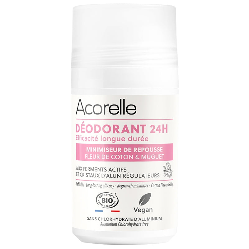 Acorelle - Bio-Deo Roll-on ohne Aluminium Haarwuchs-Reduzierer Maiglöckchen 50ml