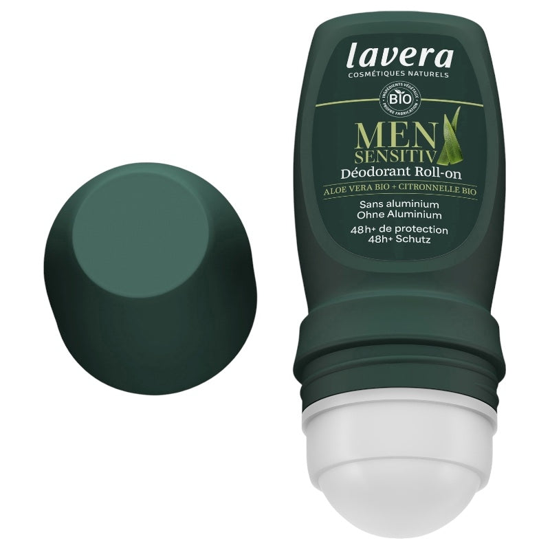 Déodorant à bille homme BIO aloe vera & citronnelle 50ml Lavera