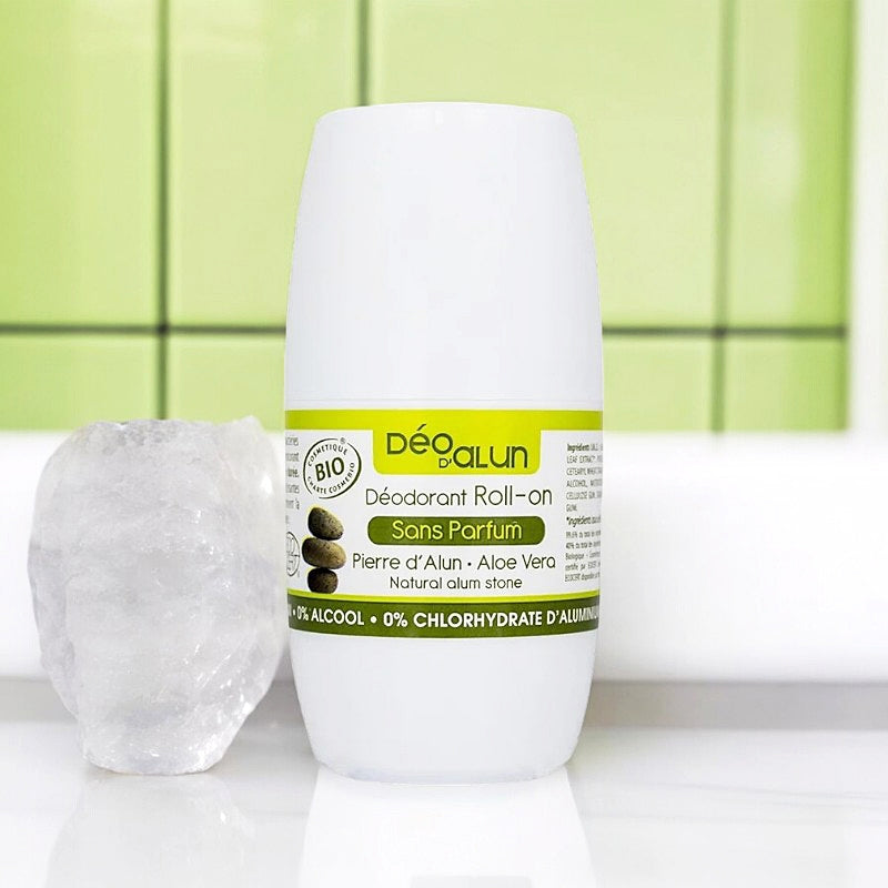 Déodorant à bille pierre d'alun et aloe vera BIO