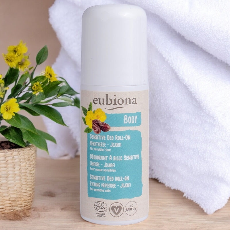 Eubiona - Déodorant à bille sensitive BIO onagre & jojoba 50ml