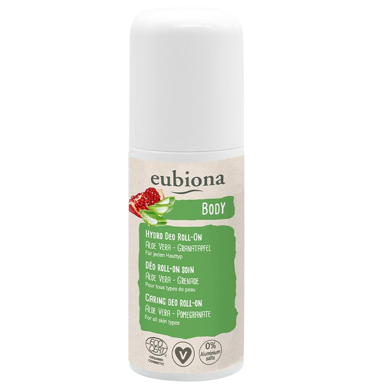 Eubiona - Déodorant à bille soin BIO aloe vera & grenade 50ml